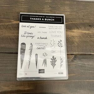 NEW Stampin' Up! Thanks A Bunch Photopolymer Stamp Set